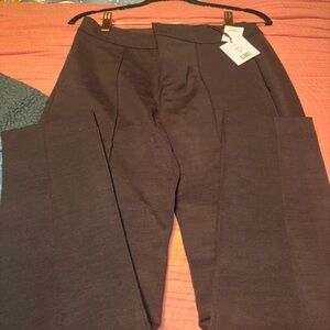 Vince mid rise boot cut dress pants. Black Pants